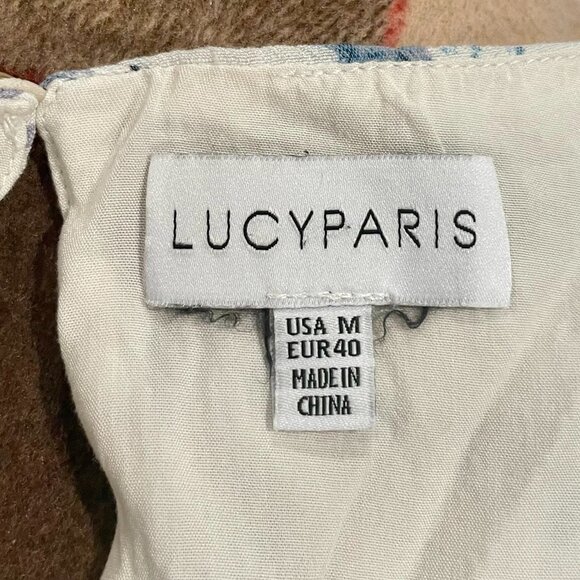 Lucy Paris Blue and White Cropped Top - Picture 3 of 5